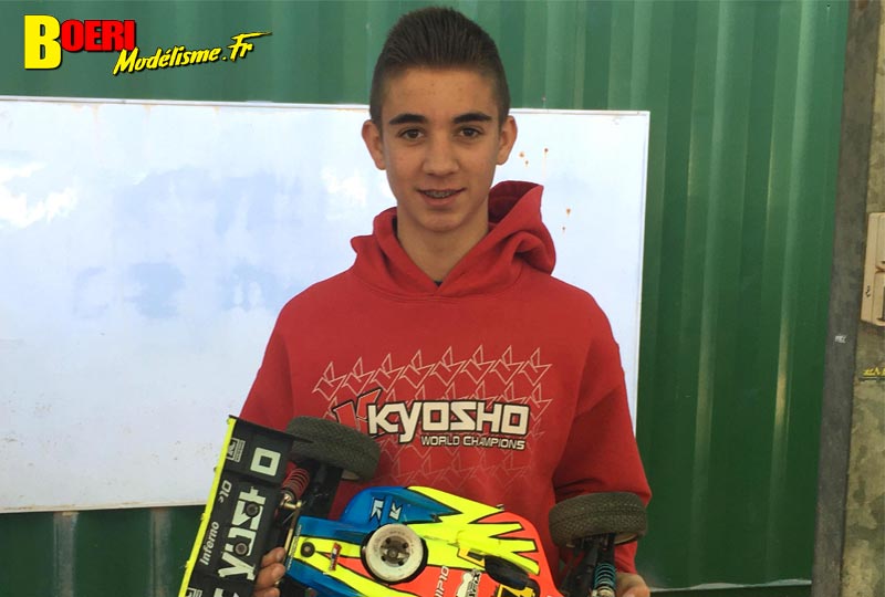 1ère course open promo brushless tt 1/8 thermique club pierrefeu du var vamp83 avec rayan medjoubi kyosho, yannick aigoin xray 