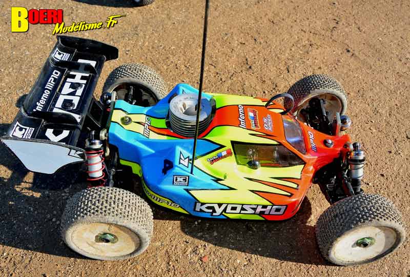 1ère course open promo brushless tt 1/8 thermique club pierrefeu du var vamp83 avec rayan medjoubi kyosho, yannick aigoin xray 