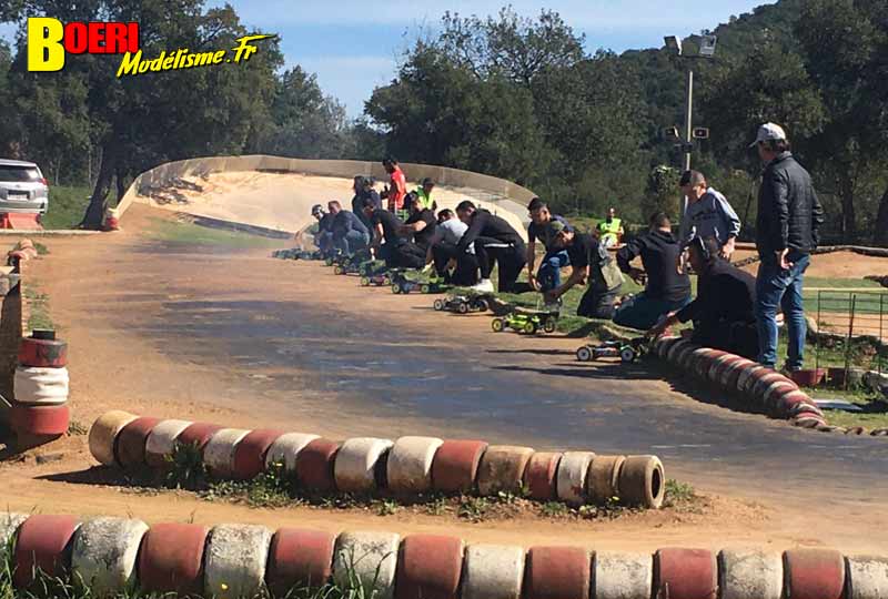 1ère course open promo brushless tt 1/8 thermique club pierrefeu du var vamp83 avec rayan medjoubi kyosho, yannick aigoin xray 