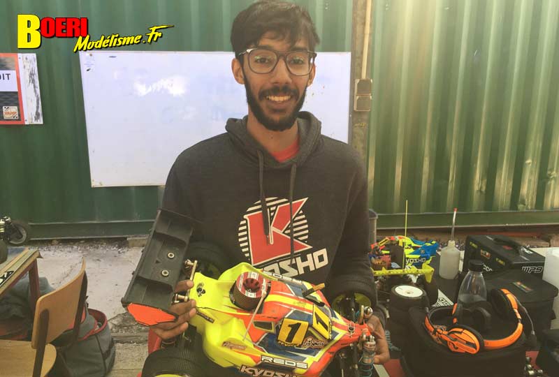 1ère course open promo brushless tt 1/8 thermique club pierrefeu du var vamp83 avec rayan medjoubi kyosho, yannick aigoin xray 