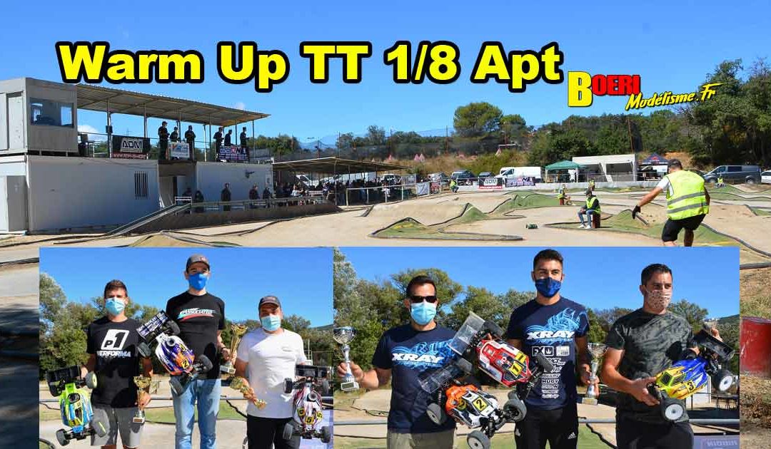 Warm Up TT 1/8 Thermique Apt Pegase RC Racing