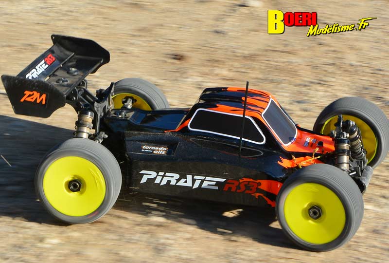 essai t2m pirate rs3e tt 1/8 électrique brushless t4962 buggy de modélisme rc electro kit 