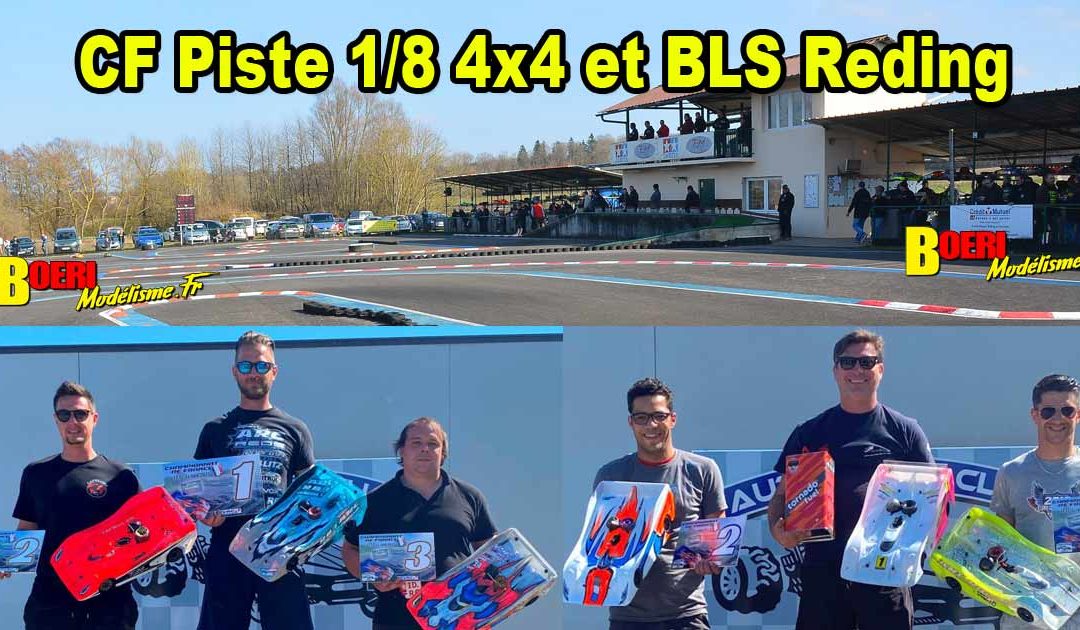 1ere CF Piste 1/8 4×4 et Brushless Reding ABCR