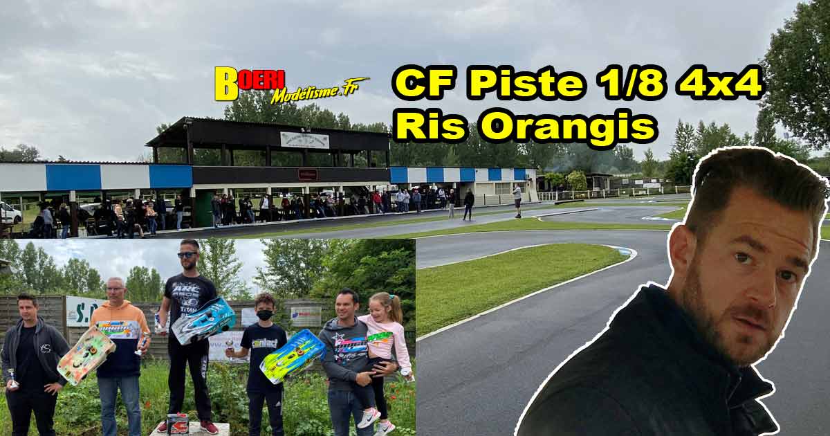 2ème cf piste 1/8ème 4x4 et brushless à ris orangis evry club mrte les 26 et 27 juin 2021