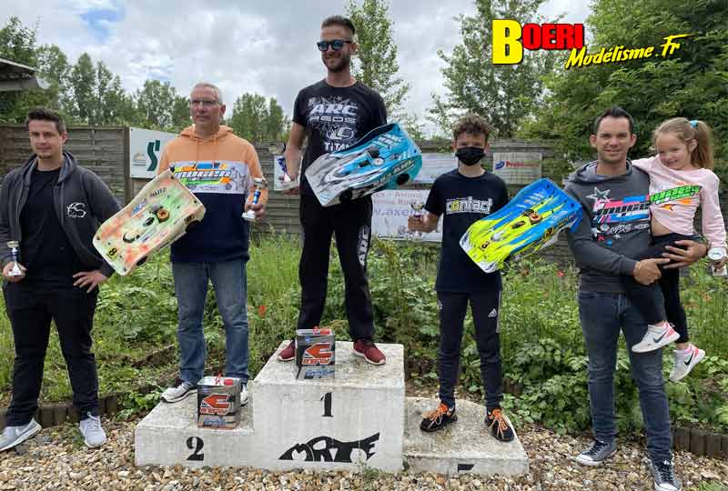 2ème cf piste 1/8ème 4x4 et brushless à ris orangis evry club mrte les 26 et 27 juin 2021