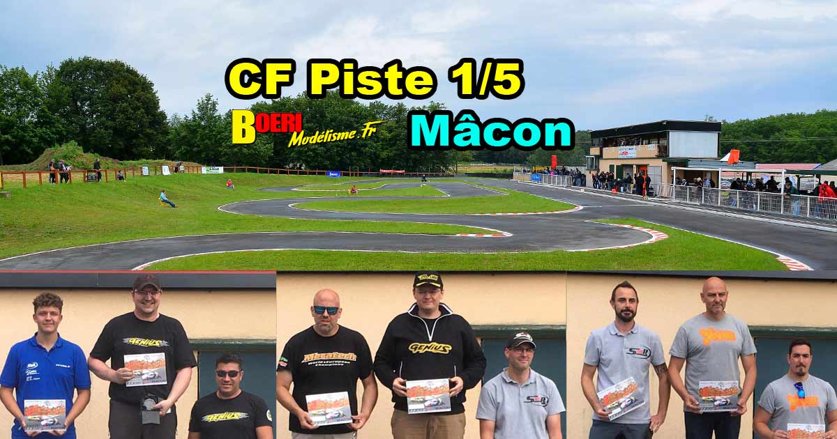 3ème cf piste 1/5ème et brushless à macon club camm les 7 et 8 août 2021 