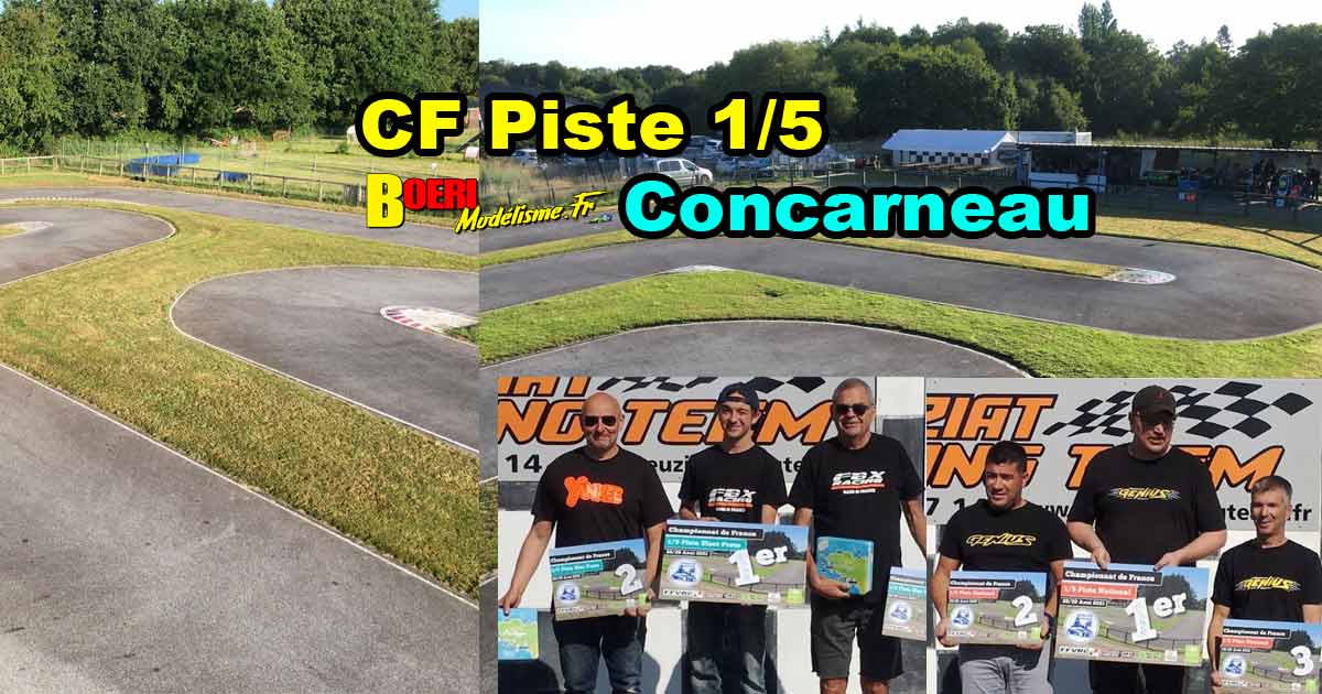 4ème cf piste 1/5ème et brushless à concarneau club mcc les 28 et 29 août 2021 