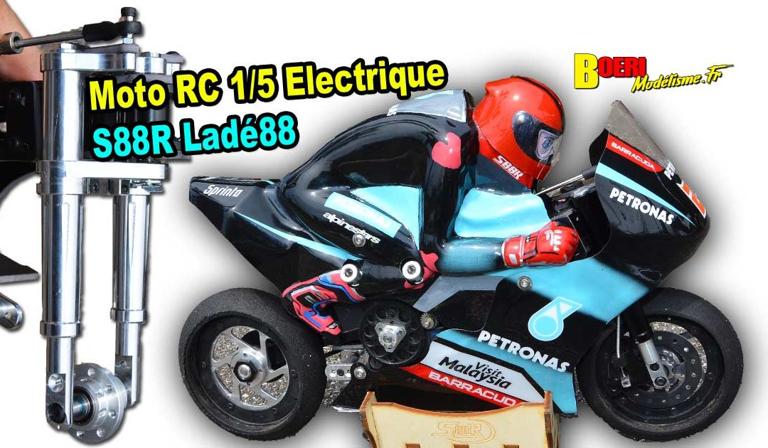 Moto RC 1/5 Electrique S88R Lade88