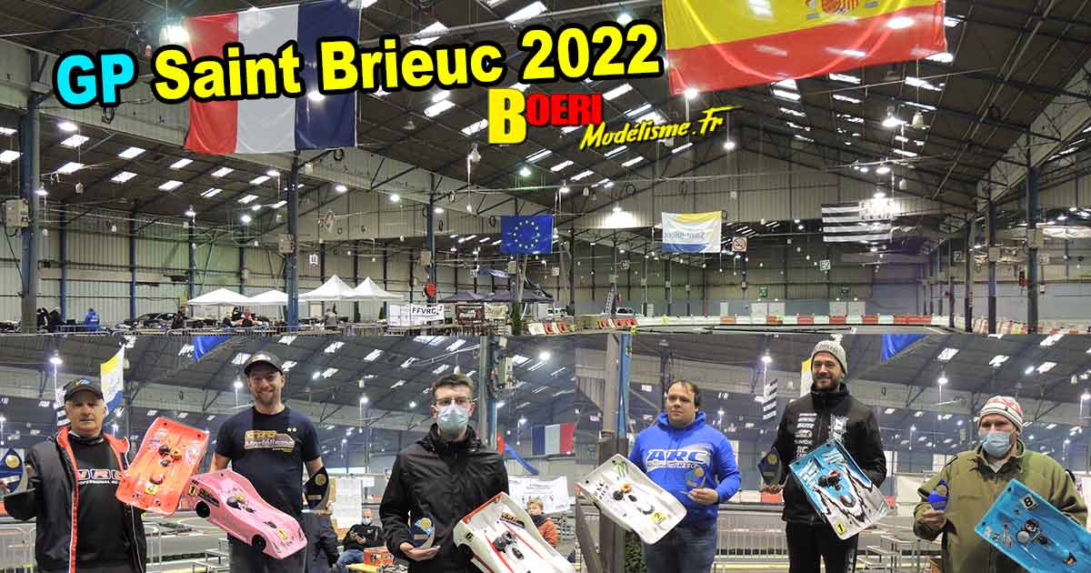 20ème grand prix de saint brieuc piste 1/8 thermique classique et 4x4 et bls et piste 1/10 du 04 au 6 février 2022