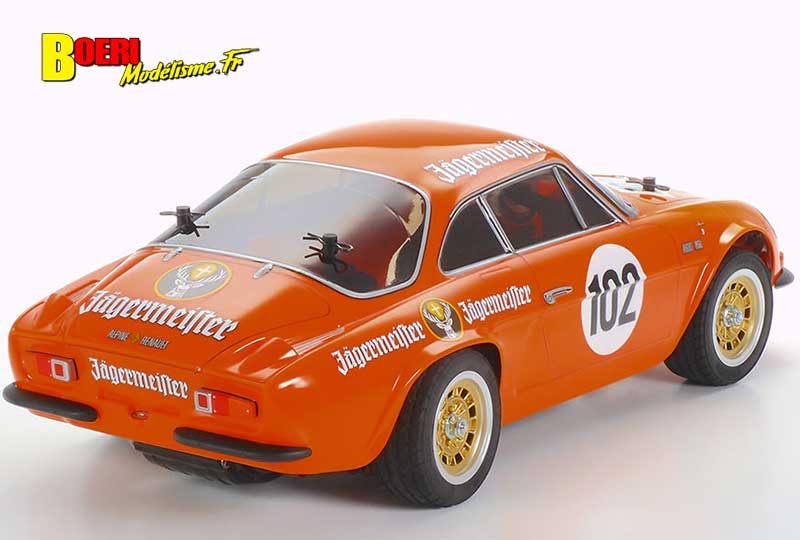 tamiya alpine renault a110 jagermeister 1973 1/10 réf : 58708 orange