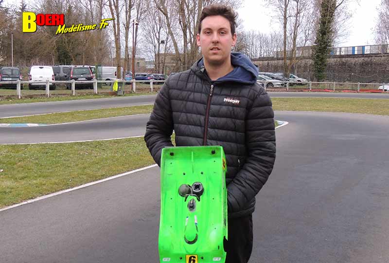 1ère cf piste 1/8 thermique classique et brushless électrique à evry club mrte les 12 et 13 mars 2022