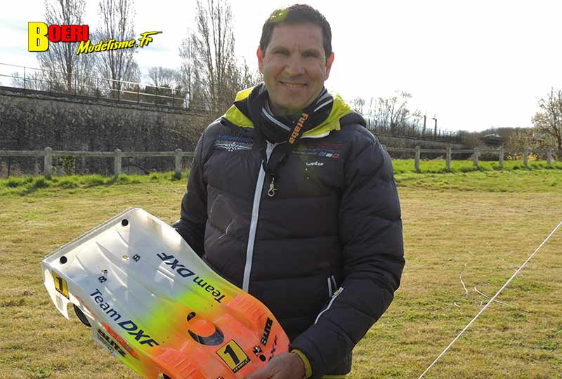 1ère cf piste 1/8 thermique classique et brushless électrique à evry club mrte les 12 et 13 mars 2022
