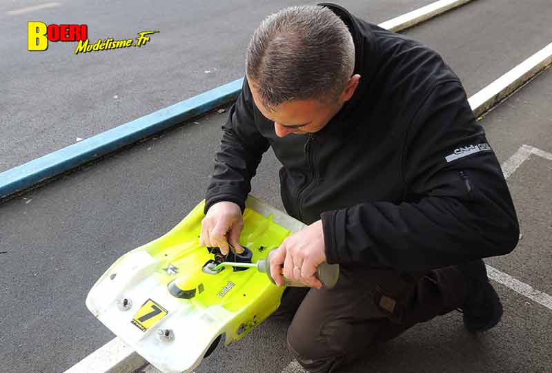 1ère cf piste 1/8 thermique classique et brushless électrique à evry club mrte les 12 et 13 mars 2022