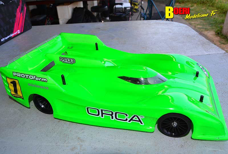 modelisme 1ère cf piste 1/10 thermique à sens au club A2Tech avec f1 et pan car