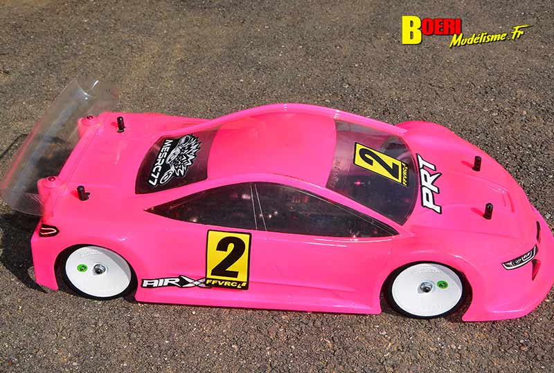 modelisme 1ère cf piste 1/10 thermique à sens au club A2Tech avec f1 et pan car