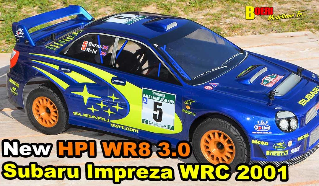 [Essai] HPI Piste WR8 3.0 Subaru Impreza WRC 2001 Richard Burns 160217
