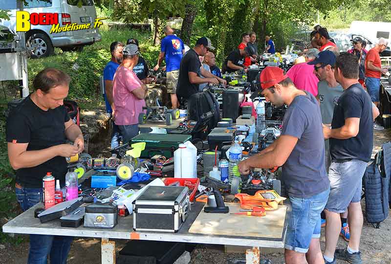 course tt 1/8 thermique et brushless à Lacoste au club aspomola le 15 mai 2022