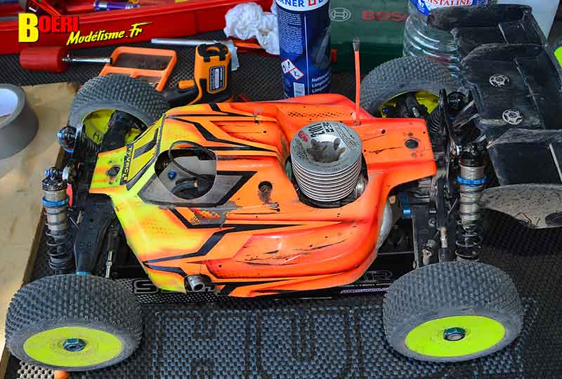 course tt 1/8 thermique et brushless à Lacoste au club aspomola le 15 mai 2022