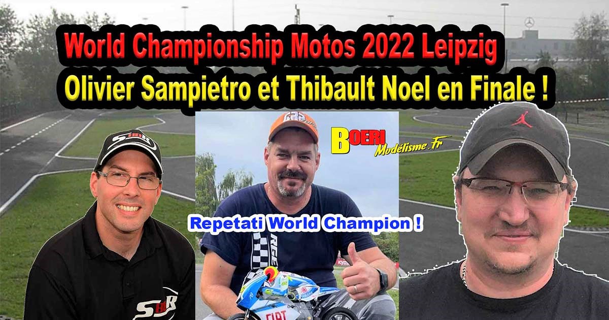 championnat du monde de motos rc 2022 à leipzig club mrc e.v du 24 au 27 août 2022