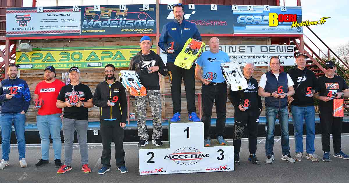 1ere cf piste 1/8ème classique et brushless à monteux club mvrc les 11 et 12 mars 2023