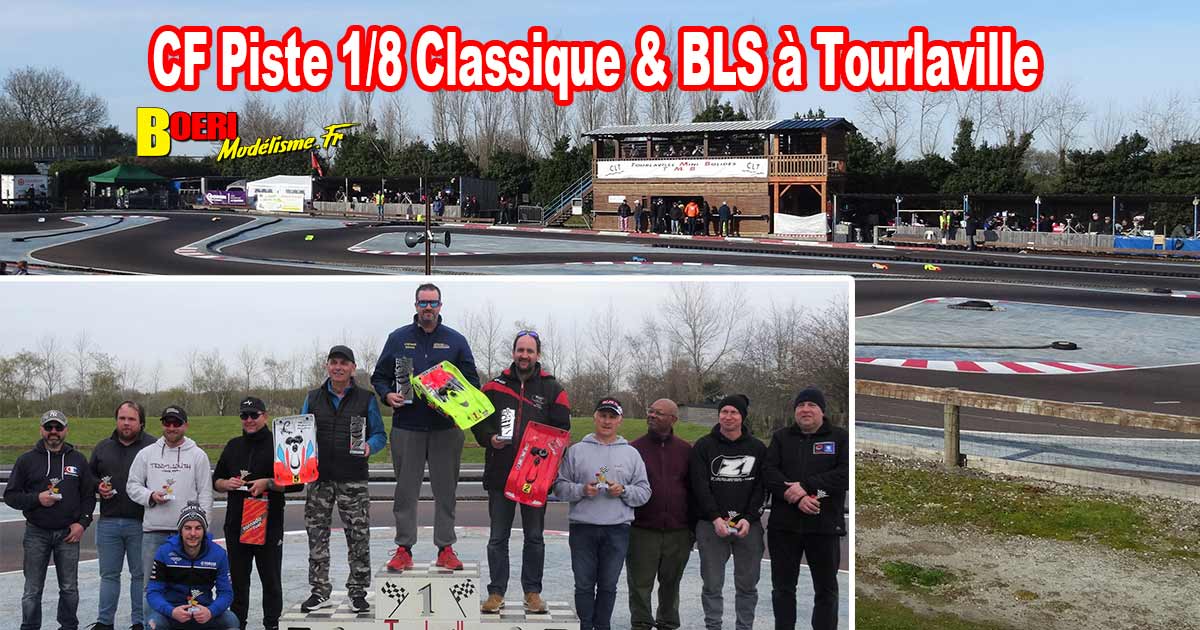 cf piste 1/8ème classique et brushless à tourlaville 8 et 9 avril 2023
