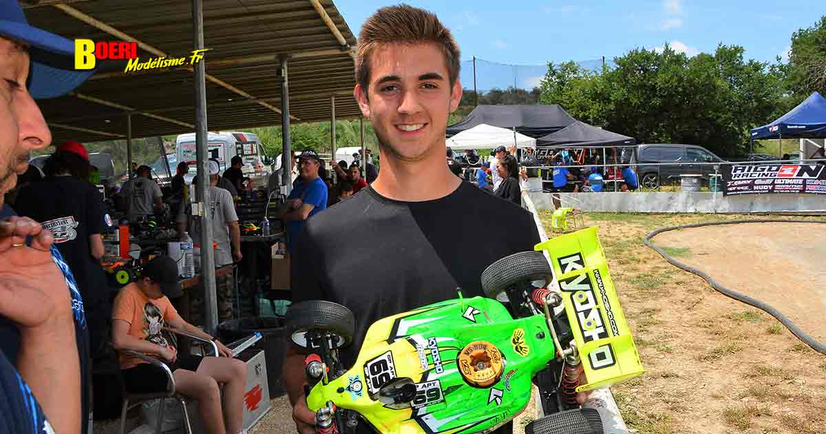 challenge 100% rc 1/8 thermique et électrique à apt club pegase rc racing avec yannick aigoin et maxime noble
