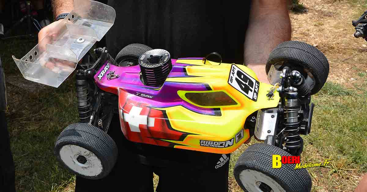 challenge 100% rc 1/8 thermique et électrique à apt club pegase rc racing avec yannick aigoin et maxime noble