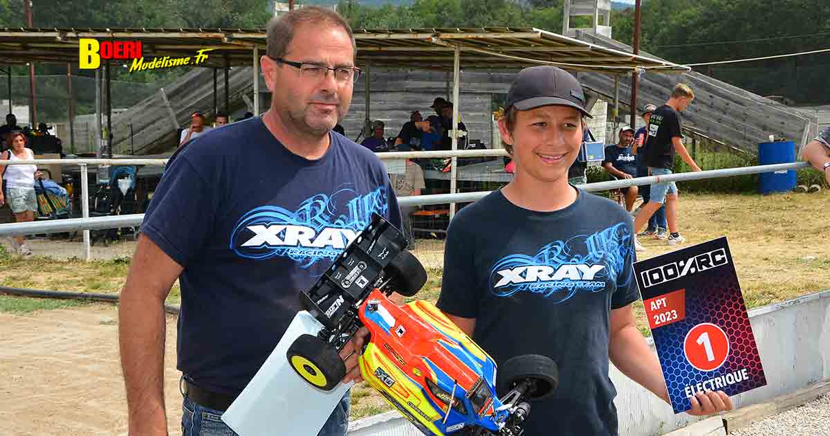 challenge 100% rc 1/8 thermique et électrique à apt club pegase rc racing avec yannick aigoin et maxime noble