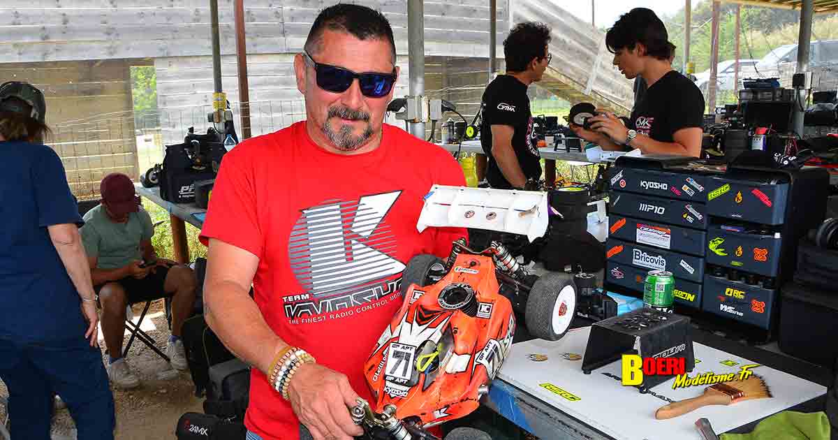 challenge 100% rc 1/8 thermique et électrique à apt club pegase rc racing avec yannick aigoin et maxime noble