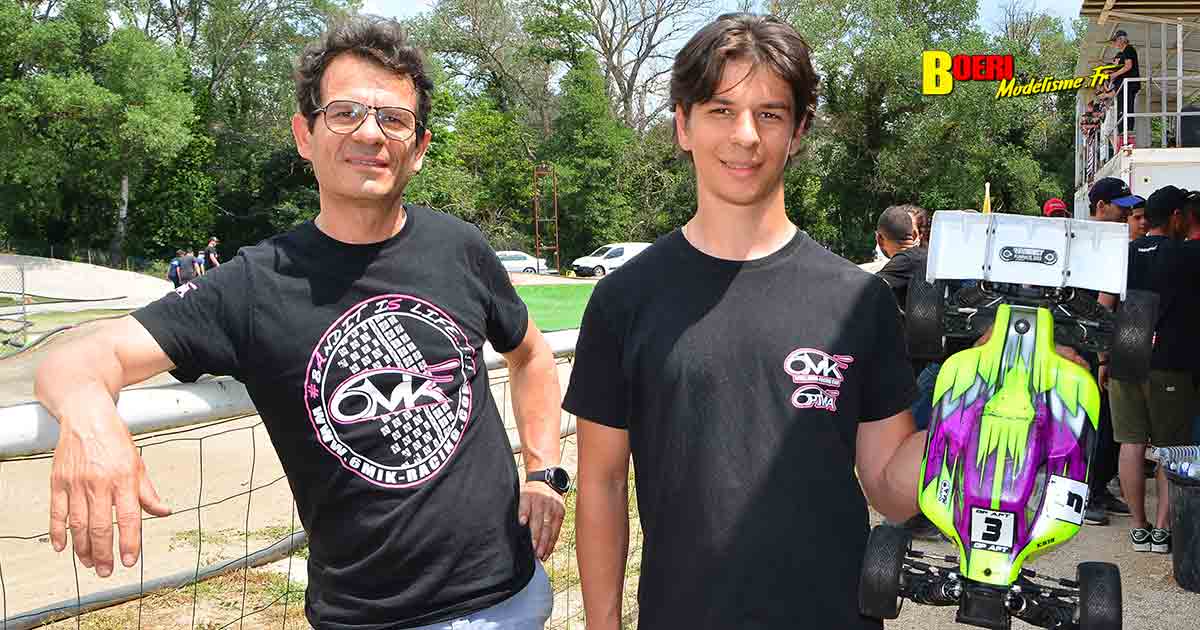 challenge 100% rc 1/8 thermique et électrique à apt club pegase rc racing avec yannick aigoin et maxime noble