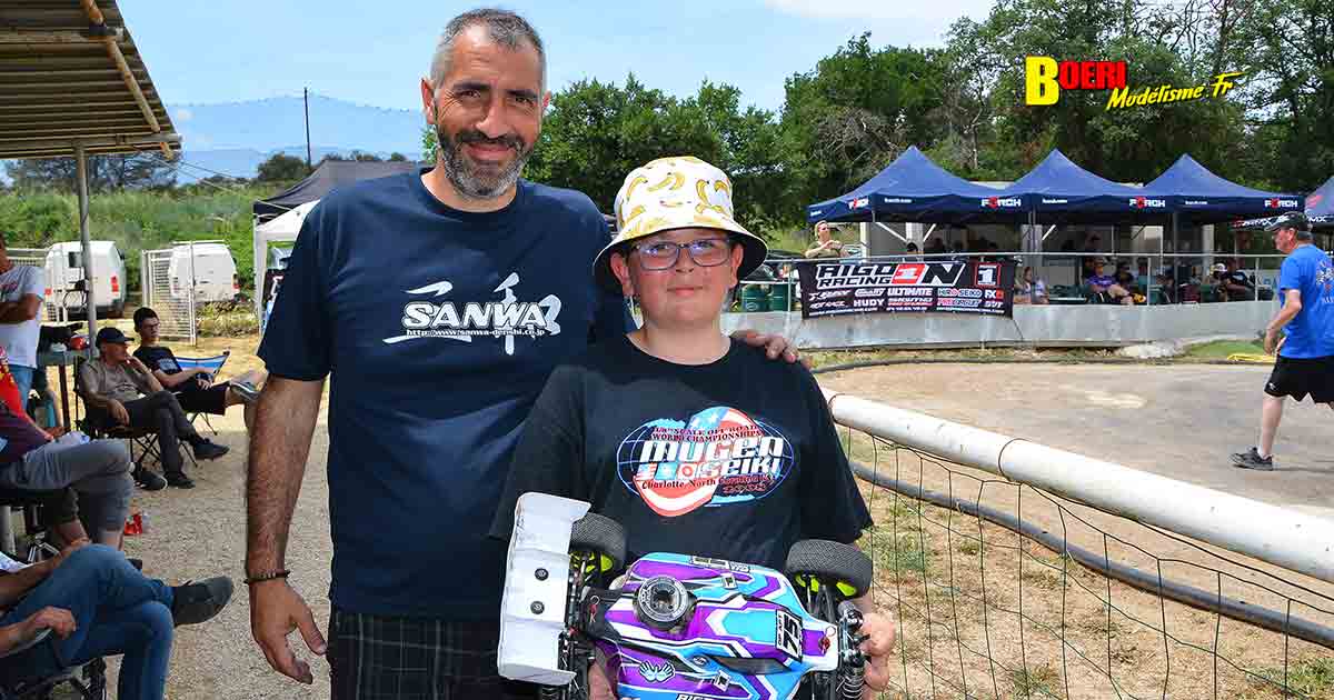 challenge 100% rc 1/8 thermique et électrique à apt club pegase rc racing avec yannick aigoin et maxime noble
