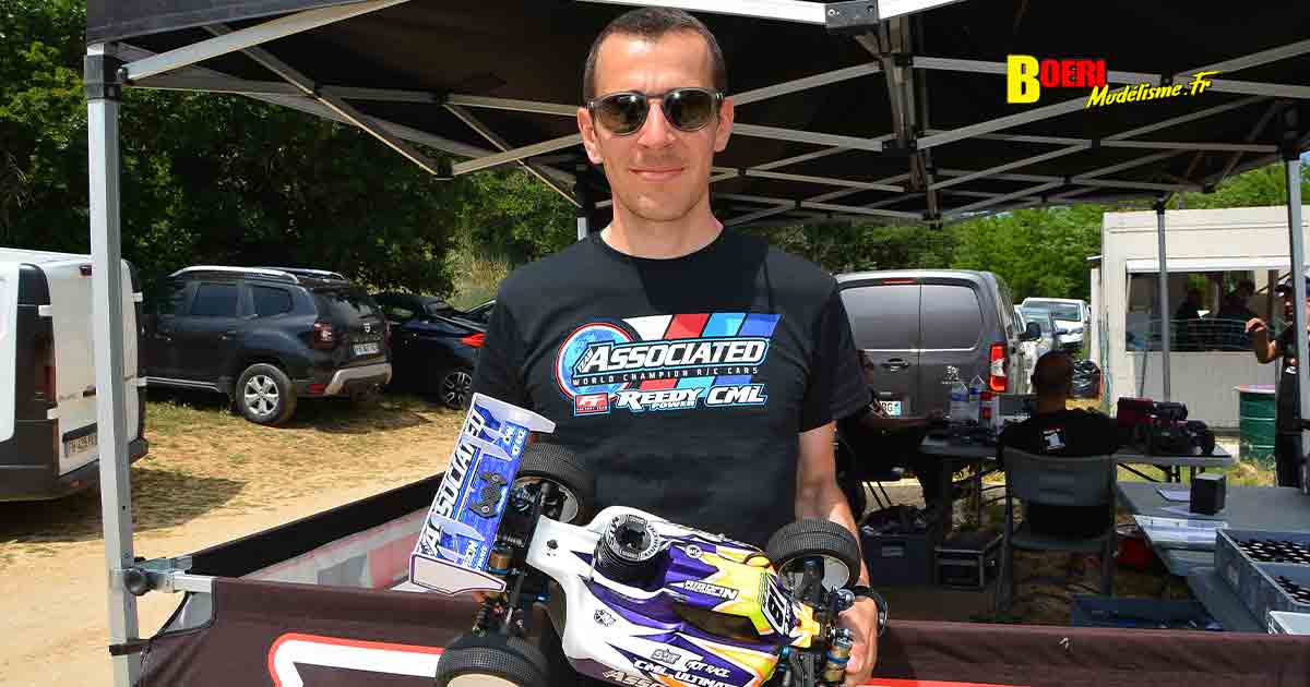 challenge 100% rc 1/8 thermique et électrique à apt club pegase rc racing avec yannick aigoin et maxime noble