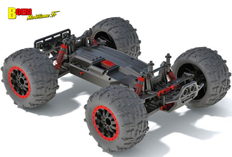 monster truck 1/12 électrique Funtek MTX Sport Pack Performance avec accu Li-Ion 2S de 2600mA et chargeur rapide 2 Ampères 