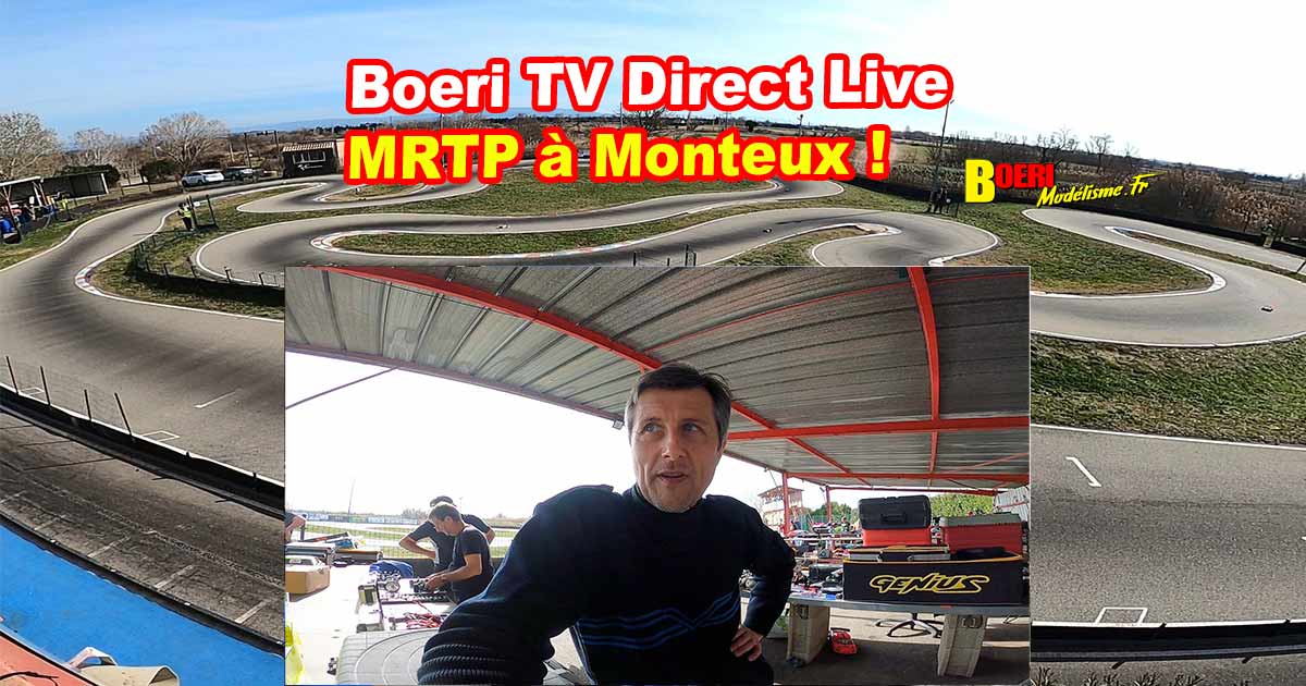 vidéo direct live challenge Mini Racing Tour de Provence à Monteux club MVRC 18 février 2024 