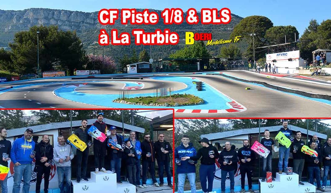 CF Piste 1/8 4×4 et Brushless La Turbie TRC 2024