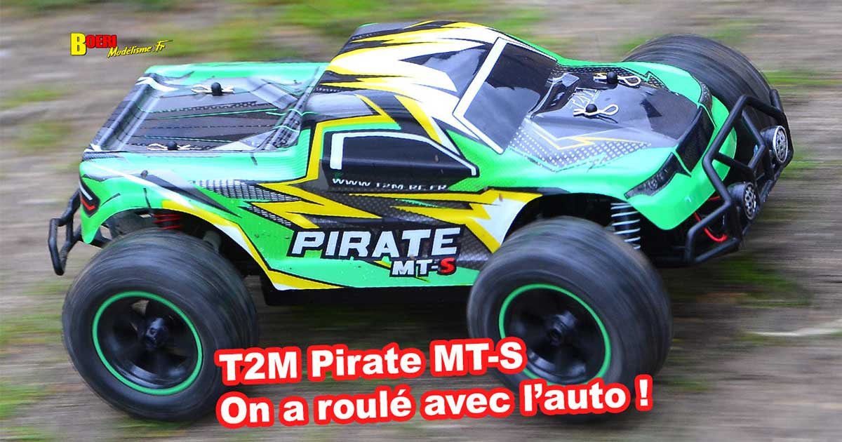 vidéo racing truck rc 4x4 électrique 1/16 T2M Pirate MT-S référence T4974