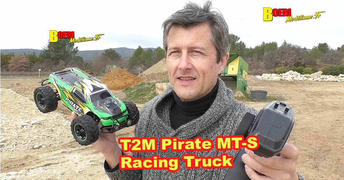 vidéo racing truck rc 4x4 électrique 1/16 T2M Pirate MT-S référence T4974
