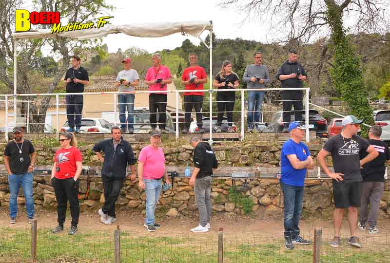 course voitures rc TT 1/8 thermique et électrique à Lacoste club aspomola le 7 avril 2024
