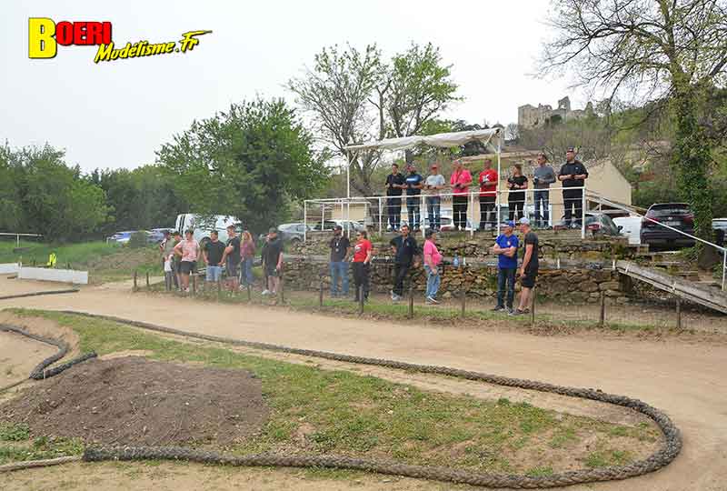 course voitures rc TT 1/8 thermique et électrique à Lacoste club aspomola le 7 avril 2024