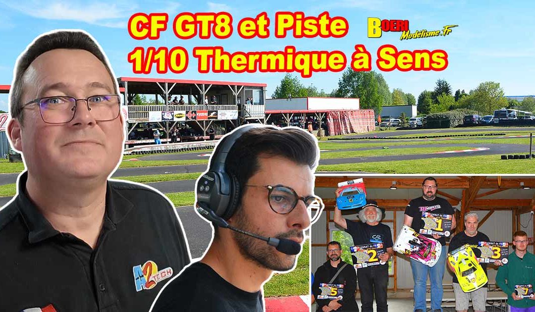 CF Piste 1/10 et GT8 Sens A2tech