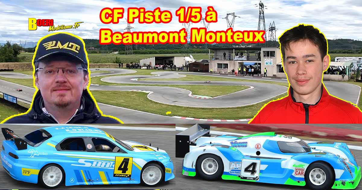 2ème cf piste 1/5 thermique et électrique brushless à beaumont monteux club bmvrc les 04 et 05 mai 2024
