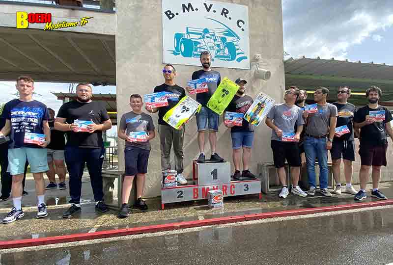 cf piste 1/8eme thermique 4x4 à Beaumont Monteux club bmvrc les 8 et 9 juin 2024 