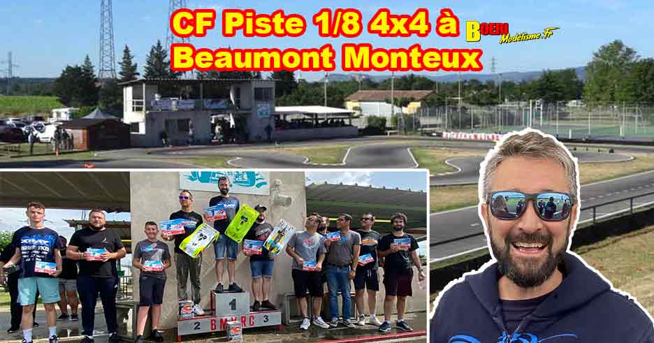 CF Piste 1/8 4×4 et Brushless Beaumont Monteux BMVRC