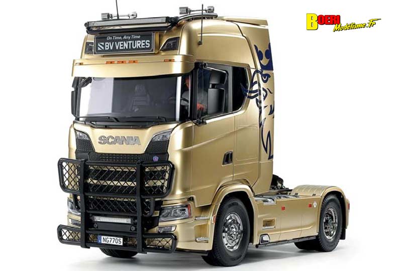 camion télécommandé tamiya scania 770S 4x2 1/14 ref 56379 disponible fin mai 2025