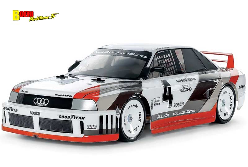 voiture télécommandée tamiya Audi 90 Quattro Racing 1/10 ref 58744 disponible fin février 2025