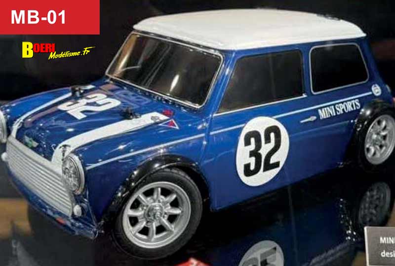 voiture télécommandée tamiya mini cooper racing 1/10 ref 58747 disponible fin août 2025