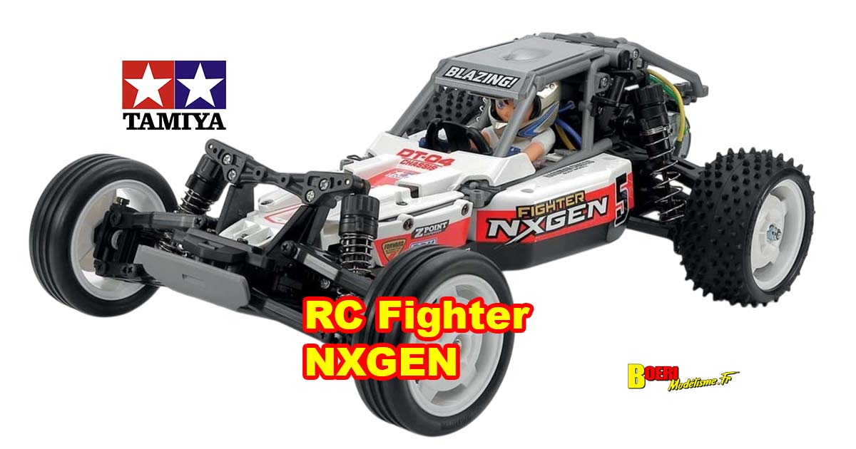 voiture télécommandée tamiya rc fighter nxgen 1/10 ref 58741 disponible fin février 2025