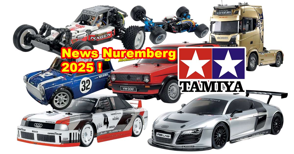 salon de nuremberg 2025 nouveautés Tamiya voitures télécommandées