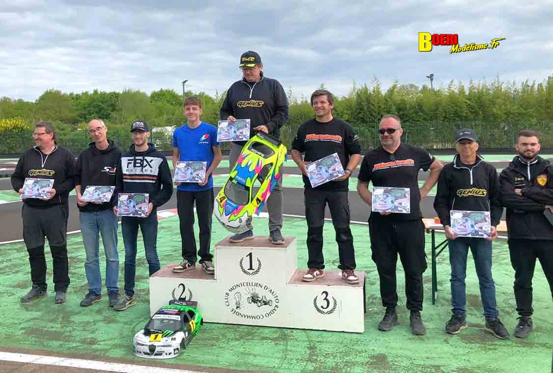 cf piste 1/5 thermique et électrique à Montceau les Mines cmarc 26 et 27 avril 2025 