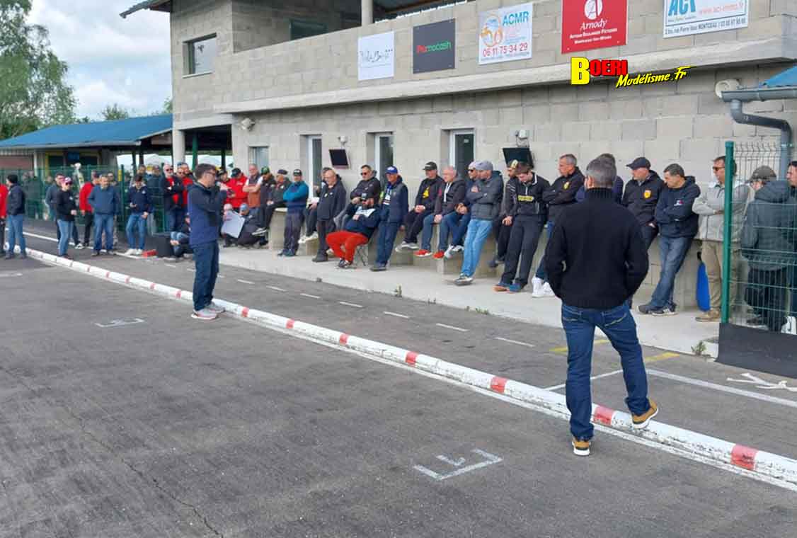 cf piste 1/5 thermique et électrique à Montceau les Mines cmarc 26 et 27 avril 2025 